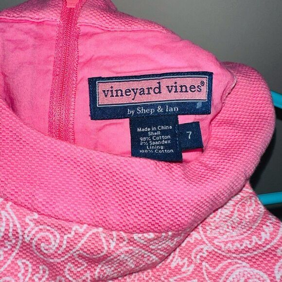 Vineyard Vines Pink GIRLS Dress SIZE 7 - Picture 3 of 3